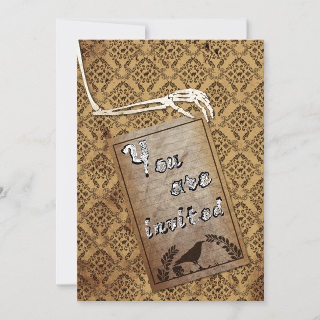 Invitación de Halloween (Anverso)