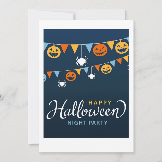 Invitación de Halloween (Anverso)