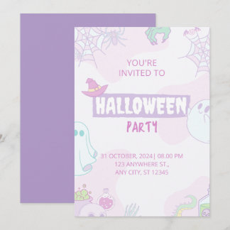 Invitación de Halloween