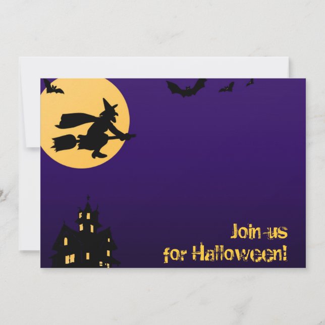 Invitación de Halloween (Anverso)