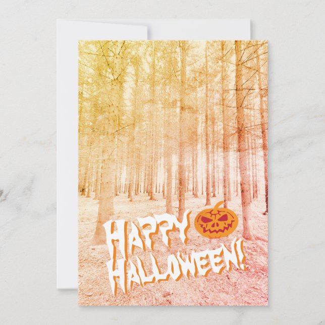 Invitación de Halloween (Anverso)