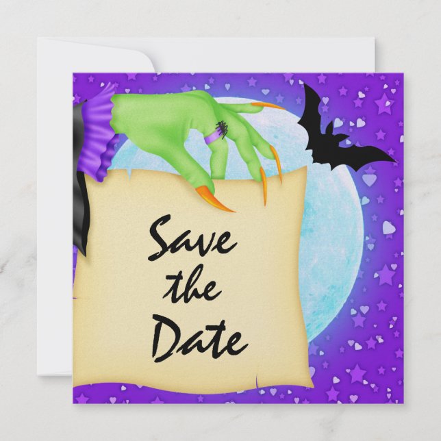 Invitación de Halloween (Anverso)