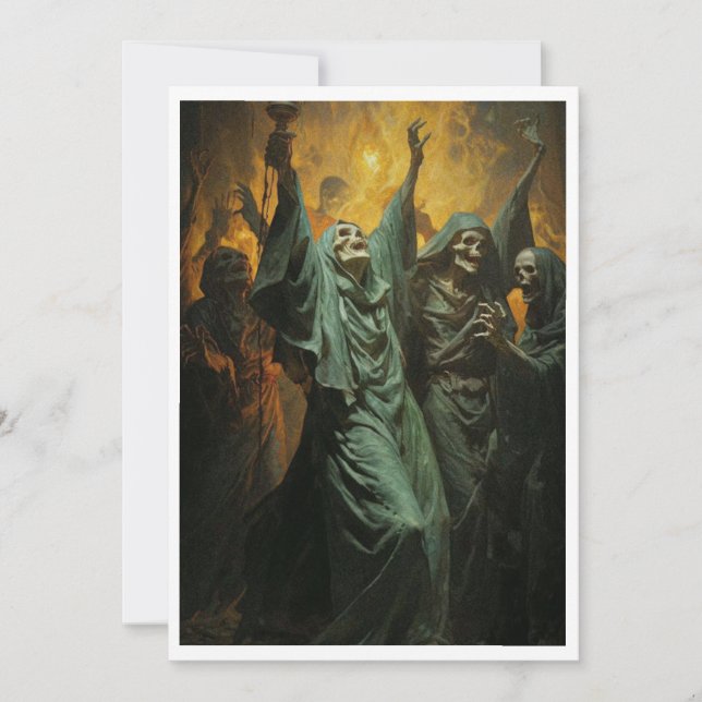 Invitación de Halloween (Anverso)