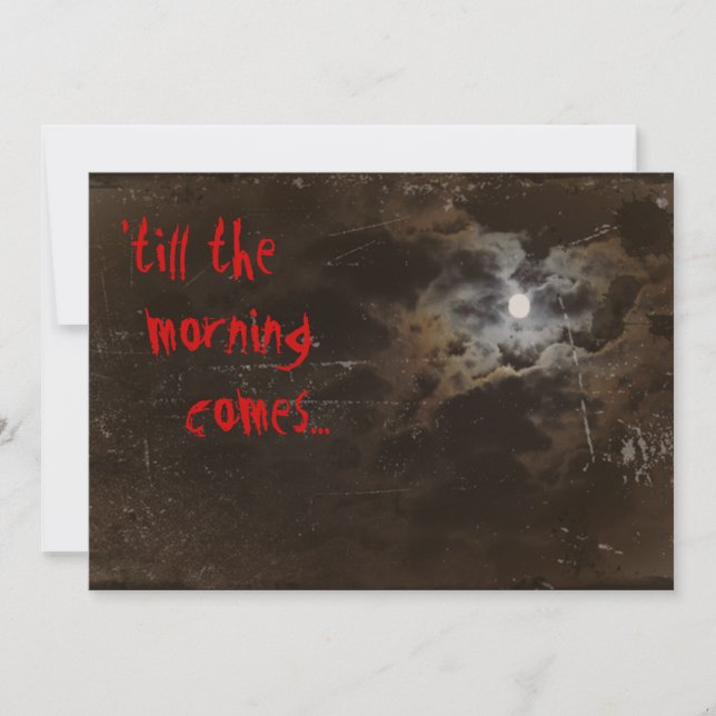 Invitación de Halloween (Anverso)