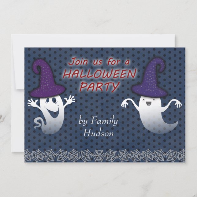 Invitación de Halloween (Anverso)