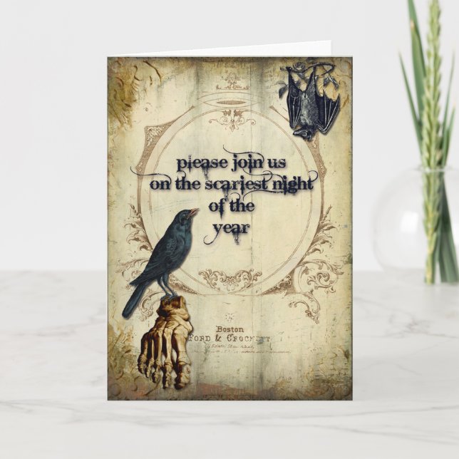 Invitación de Halloween (Anverso)