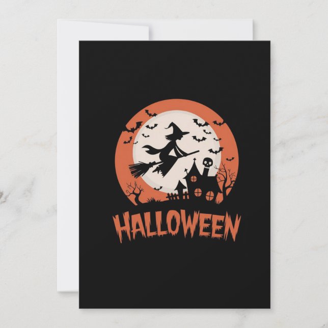 Invitación de Halloween (Anverso)