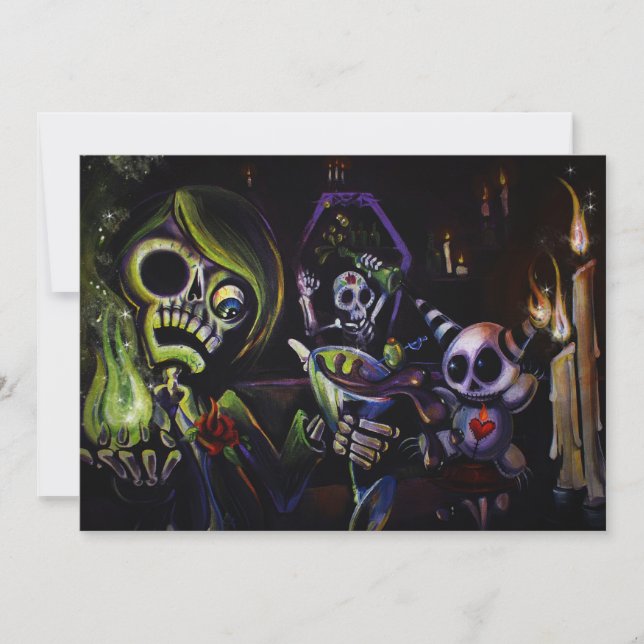 Invitación de Halloween (Anverso)