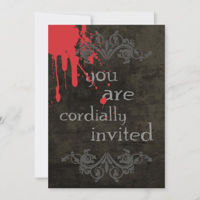 Invitación de Halloween (Anverso)