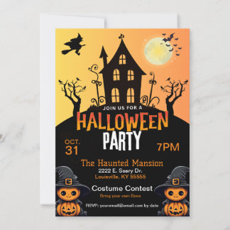 Invitación de Halloween