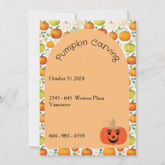 Invitación de Halloween