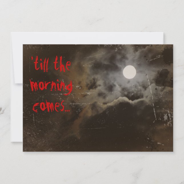 Invitación de Halloween (Anverso)