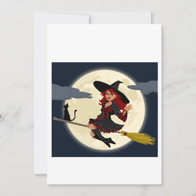 invitación de halloween (Anverso)