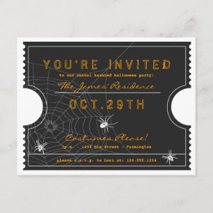 Invitación de Halloween
