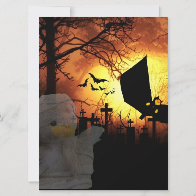 Invitación de Halloween (Anverso)