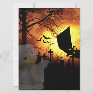 invitación de Halloween