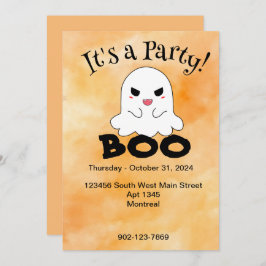 Invitación de Halloween