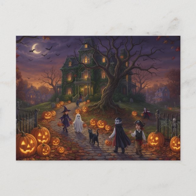 Invitación de Halloween (Anverso)
