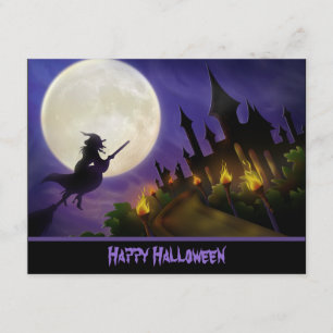 Invitación de Halloween a la casa embrujada y embr