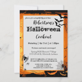 Invitación de Halloween a la fiesta de cocina