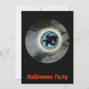 Invitación de Halloween a la Luna Azul de Broomsti