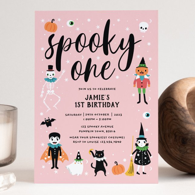 Invitación de Halloween con fantasía (Subido por el creador)