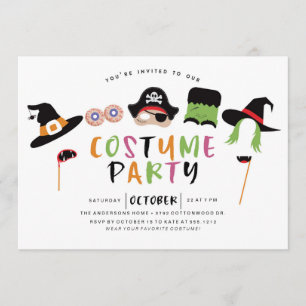 INVITACIÓN DE HALLOWEEN COSTUME PARTY