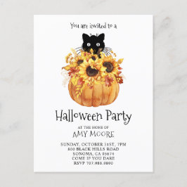 Invitación de Halloween de calabaza