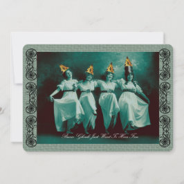 Invitación de Halloween de octubre de Bunco