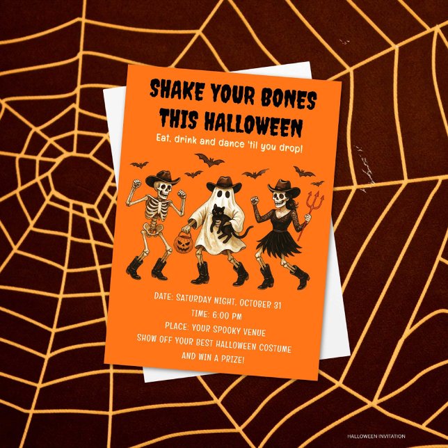 Invitación de Halloween de Shake Your Bones (Subido por el creador)