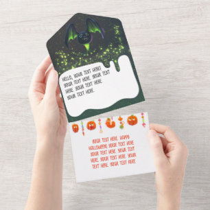 Invitación de Halloween de todo en uno