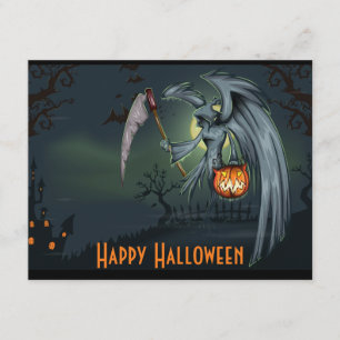 Invitación de Halloween del cementerio del parca