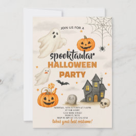 Invitación de Halloween editable | Noche mágica y 