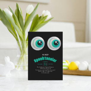 Invitación de Halloween Espeluznante Ojo de Terror