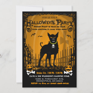 Invitación de Halloween - Fiesta de Halloween para