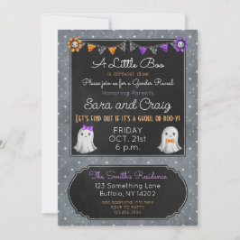 Invitación de Halloween Ghoul o Boo-y baby