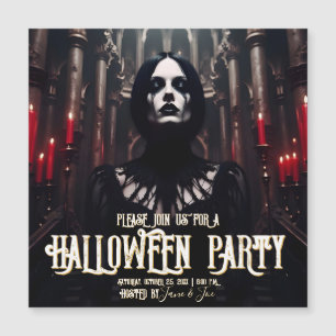 Invitación de Halloween – Invitación oscura gótica