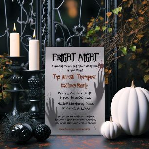 Invitación de Halloween Noche de Terror
