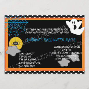 Invitación de Halloween para niños