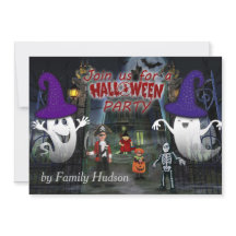 Invitación de Halloween para niños