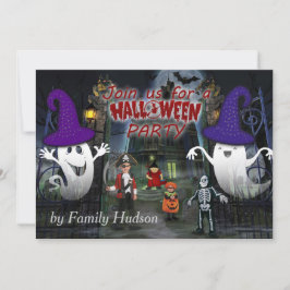 Invitación de Halloween para niños