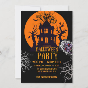 INVITACIÓN DE HALLOWEEN PARTY: ÚNANSE A NOSOTROS S