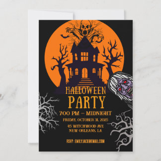 INVITACIÓN DE HALLOWEEN PARTY: ÚNANSE A NOSOTROS S