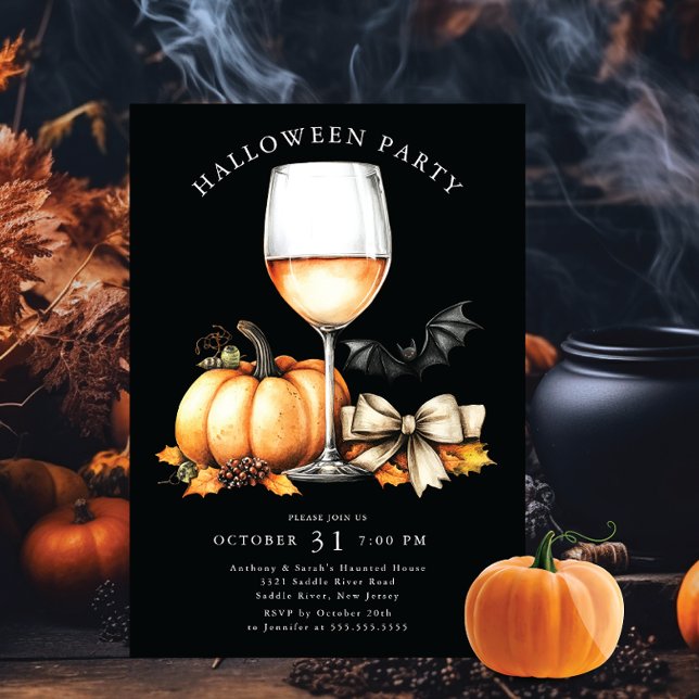 Invitación de Halloween sorprendentemente elegante (Subido por el creador)