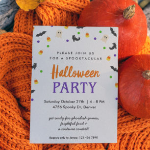 Invitación de Halloween   Spooktacular   FIESTA