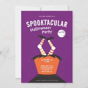 Invitación de Halloween Spooktacular para Niños