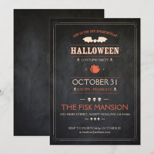 Invitación de Halloween: Spooktacular - Personaliz