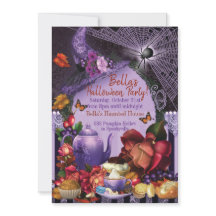 INVITACIÓN DE HALLOWEEN TEA PARTY