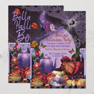 INVITACIÓN DE HALLOWEEN TEA PARTY