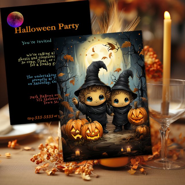 Invitación de Halloween Testigos infantiles calaba (Subido por el creador)